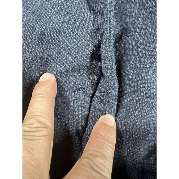 TED‎ BAKER Wool Debonair Purple Navy Blue Button Front Sleeveless Vest 40R - Picture 2 of 8